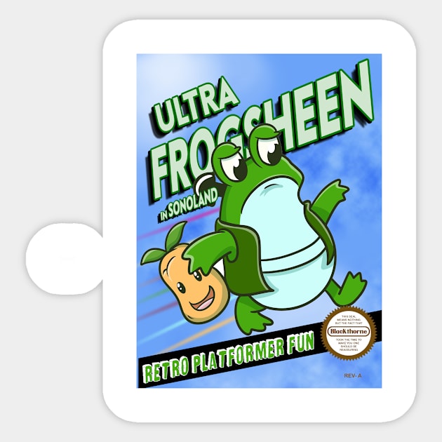 Frogsheen Box Homage Sticker by Infamous_Quests